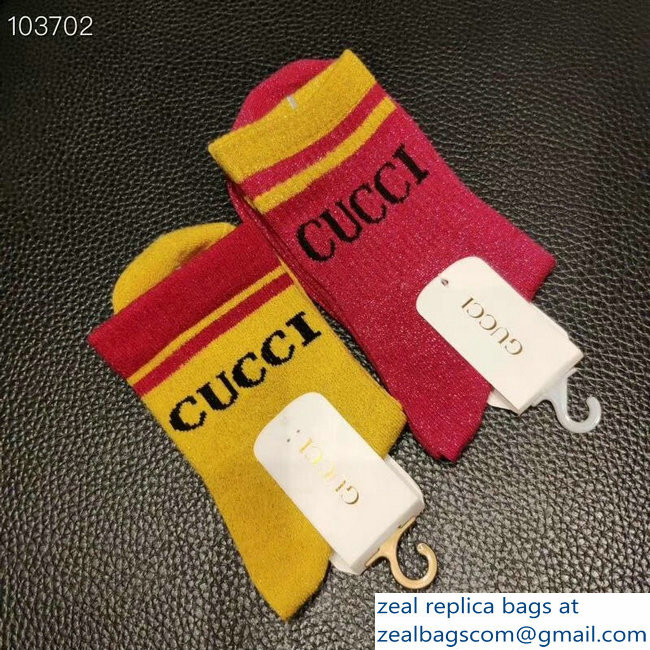 Gucci Cotton Socks G17