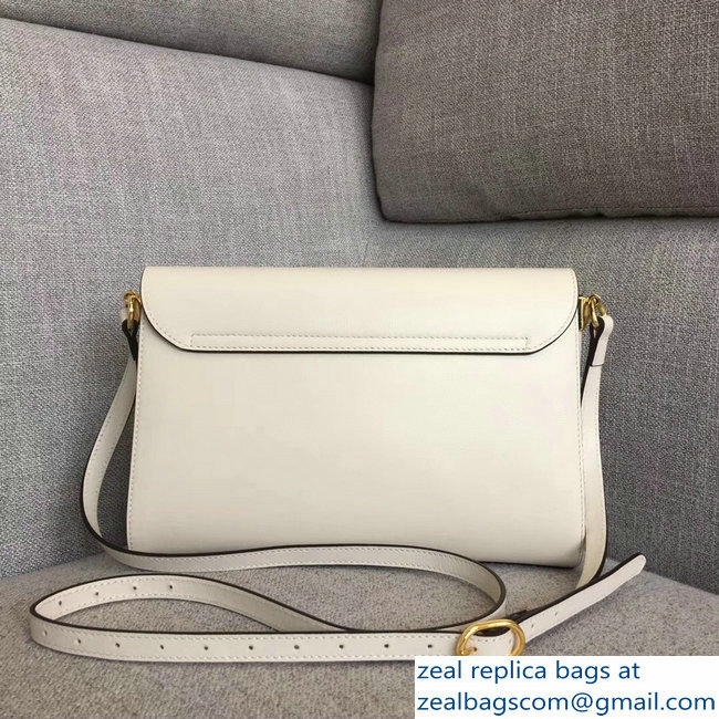 Gucci Feline Head With Crystals Medium Shoulder Bag 527857 White 2018 - Click Image to Close