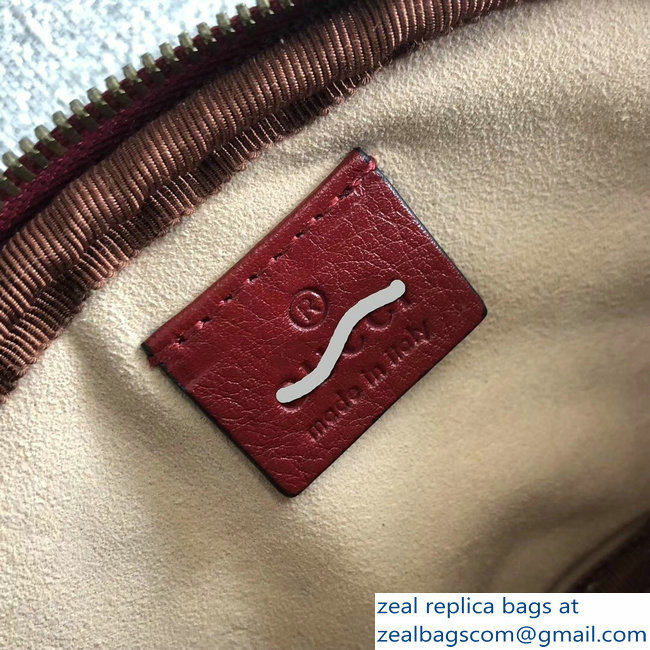 Gucci GG Marmont Matelasse Belt Bag 524597 Red 2018