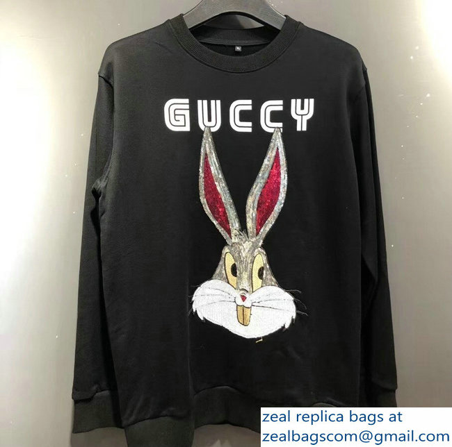 Gucci Guccy Bugs Bunny Sweatshirt Black 2018