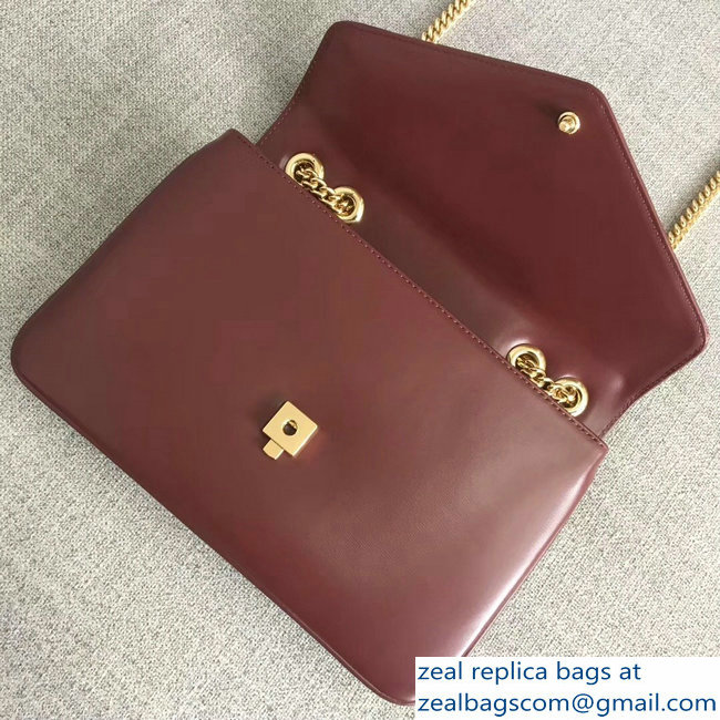 Gucci Interlocking G Horsebit Rajah Medium Shoulder Bag 537241 Burgundy 2018