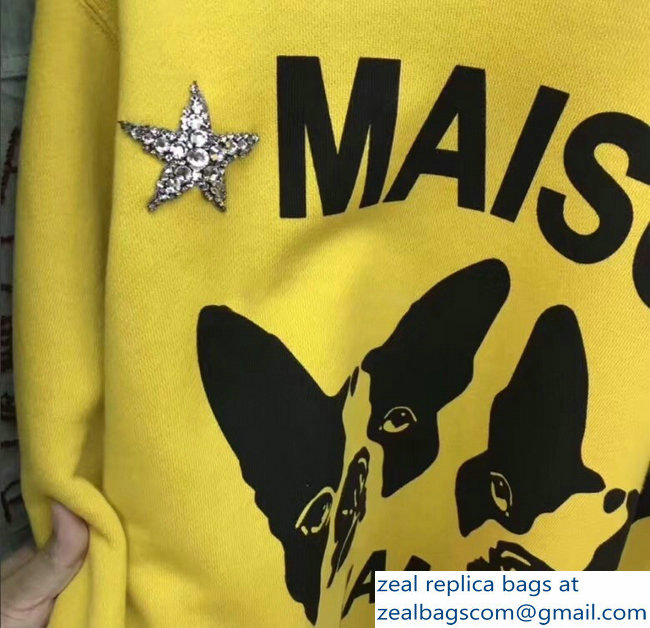 Gucci Maison de l'Amour Bosco and Orso Sweater Yellow 2018 - Click Image to Close