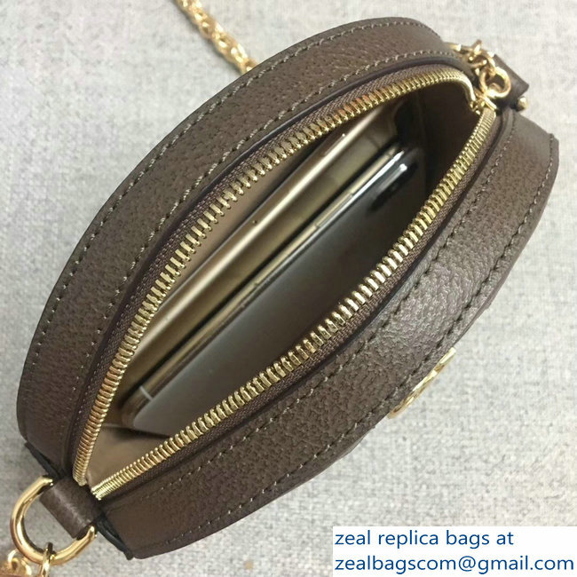 Gucci Ophidia Mini GG Round Shoulder Bag 550618 2018