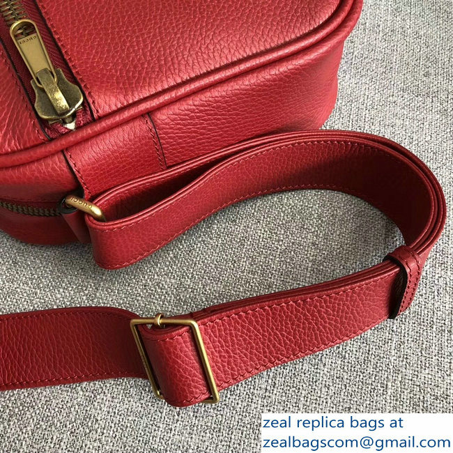 Gucci Vintage Logo Print Shoulder Bag 523589 Red 2018 - Click Image to Close