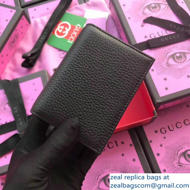 Gucci GG Leather Card Case 456126 Black 2018