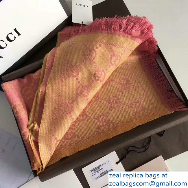 Gucci GG Wool Scarf 01 2018