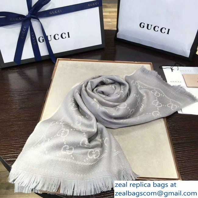 Gucci GG Wool Scarf 04 2018