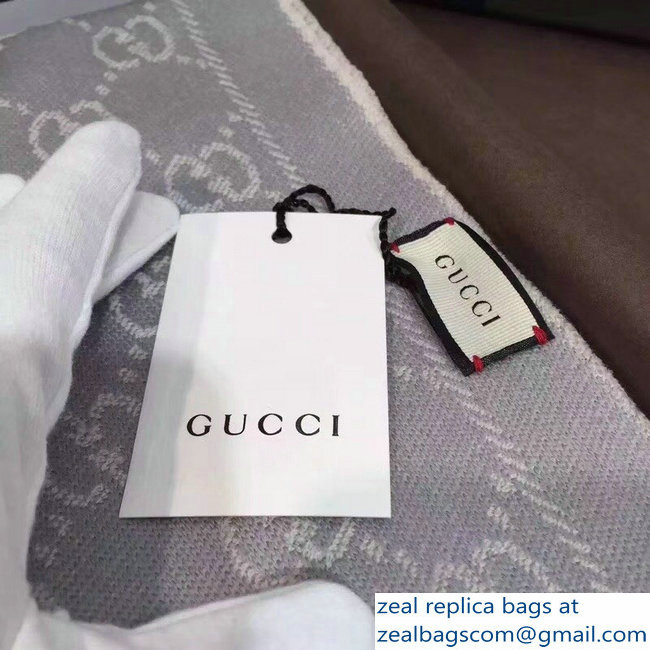 Gucci GG Wool Scarf 05 2018 - Click Image to Close