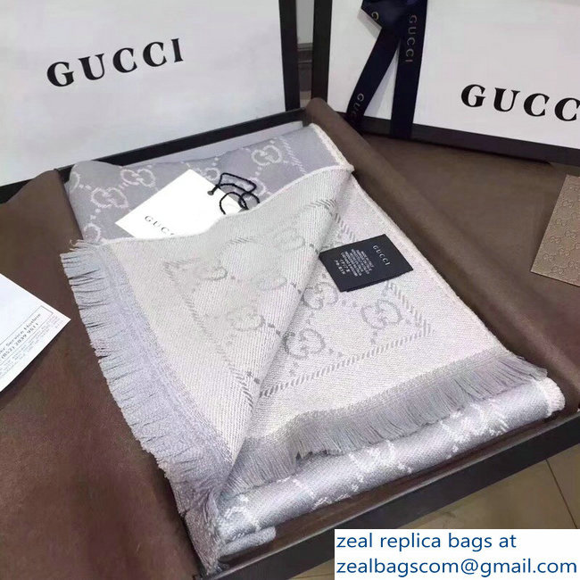 Gucci GG Wool Scarf 05 2018