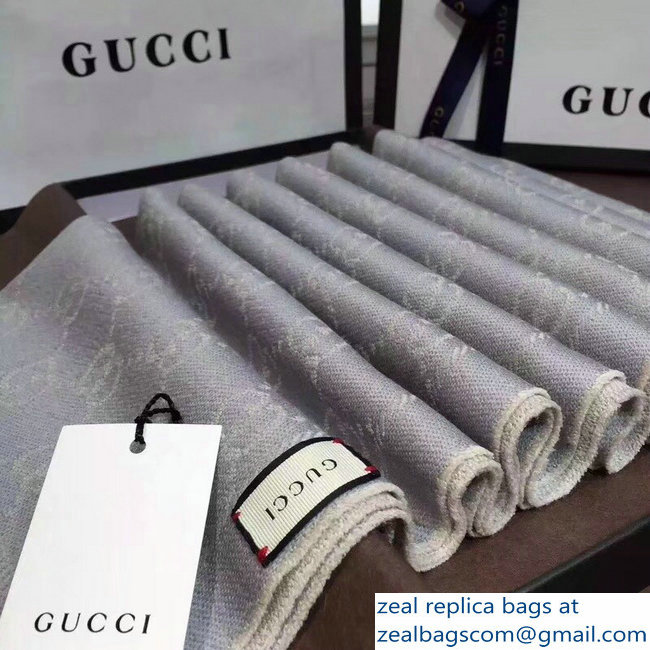 Gucci GG Wool Scarf 05 2018 - Click Image to Close