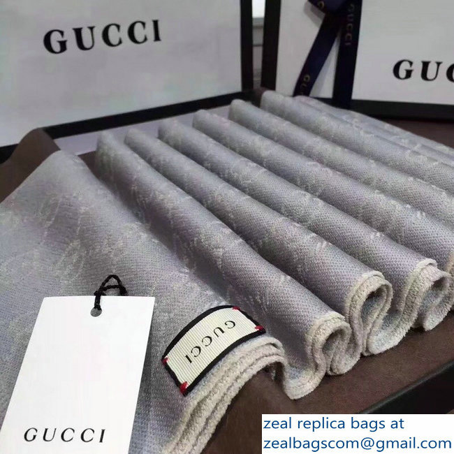 Gucci GG Wool Scarf 05 2018