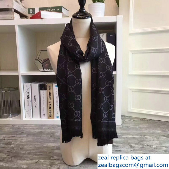 Gucci GG Wool Scarf 06 2018