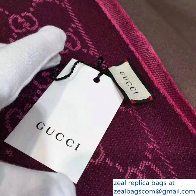 Gucci GG Wool Scarf 08 2018 - Click Image to Close