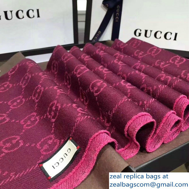 Gucci GG Wool Scarf 08 2018 - Click Image to Close