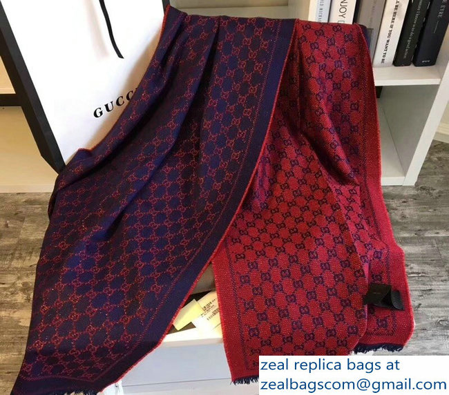 Gucci GG Wool Scarf 13 2018 - Click Image to Close