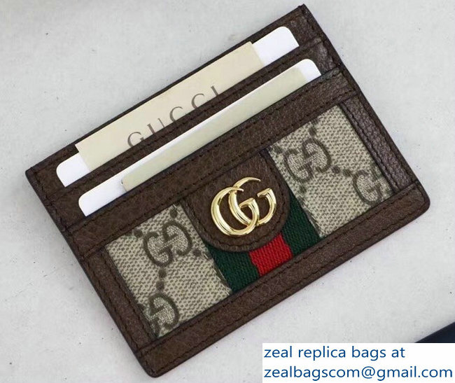Gucci Ophidia GG Card Case 523159 2018