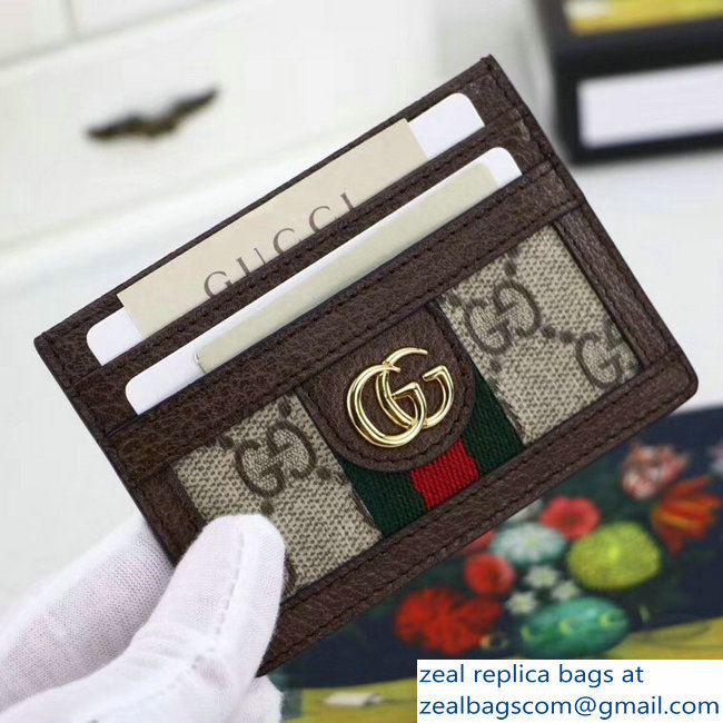 Gucci Ophidia GG Card Case 523159 2018