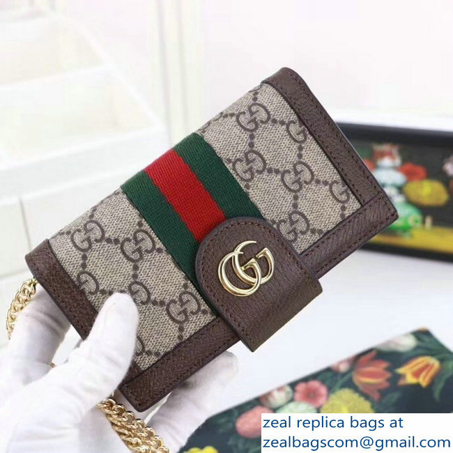 Gucci Ophidia GG Chain IPhone 7/8 Case 523163 2018 - Click Image to Close