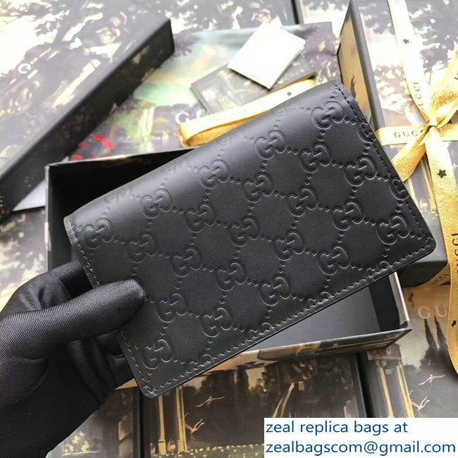 Gucci Signature Leather Mini Bag With Cherries 481291 Black 2018