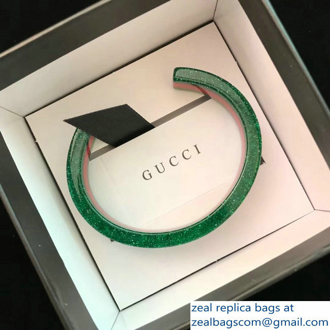 Gucci Web Bee Cuff Bracelet With Crystals 482241 2018