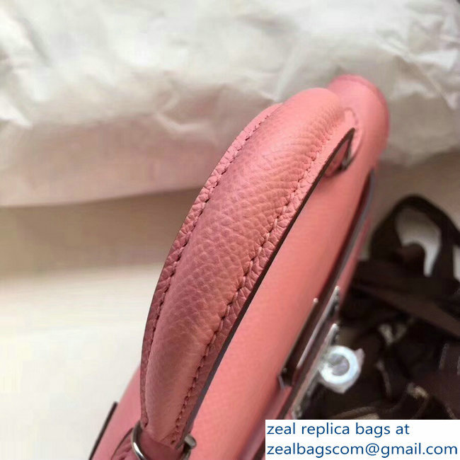 Hermes Kelly 20 Mini II Bag Original Epsom Leather Pink