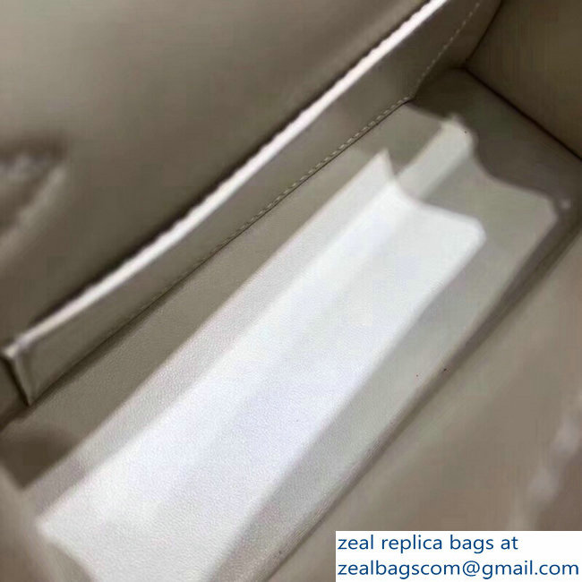 Hermes Kelly 20 Mini II Bag Original Epsom Leather White - Click Image to Close