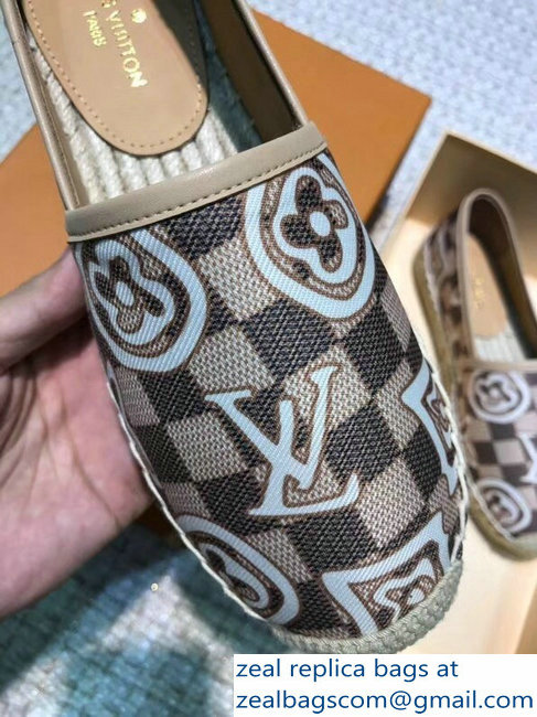 Louis Vuitton Espadrilles Printed Damier Azur Canvas 2018 - Click Image to Close