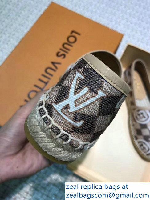 Louis Vuitton Espadrilles Printed Damier Azur Canvas 2018