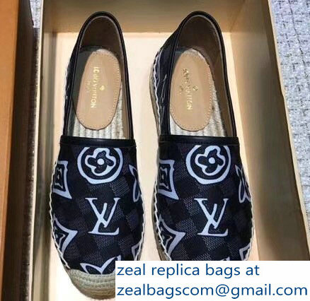 Louis Vuitton Espadrilles Printed Damier Graphite Canvas 2018 - Click Image to Close