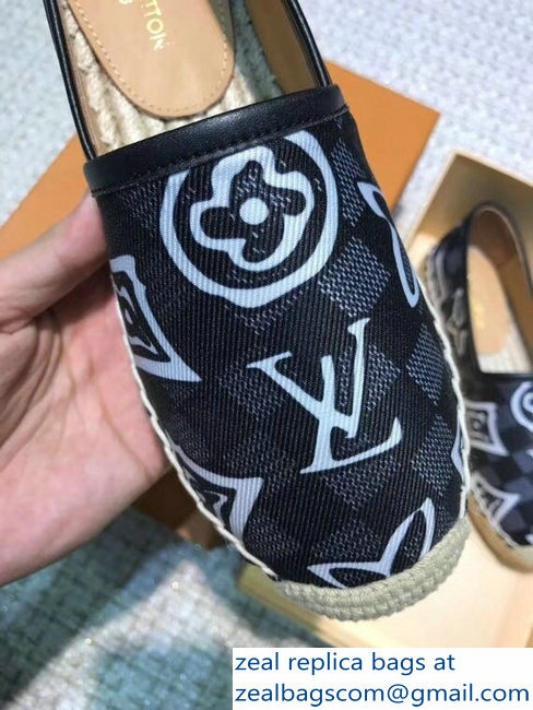 Louis Vuitton Espadrilles Printed Damier Graphite Canvas 2018 - Click Image to Close