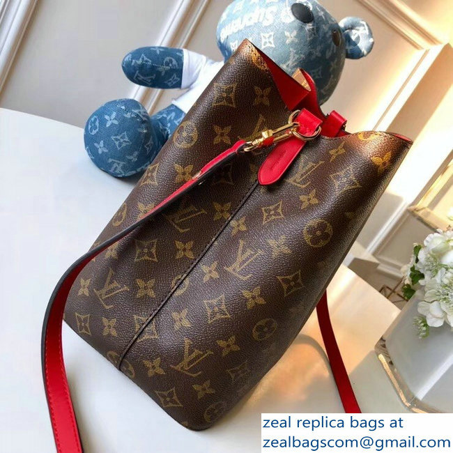 Louis Vuitton Monogram Canvas Neonoe My LV World Tour Bag Cerise 2018