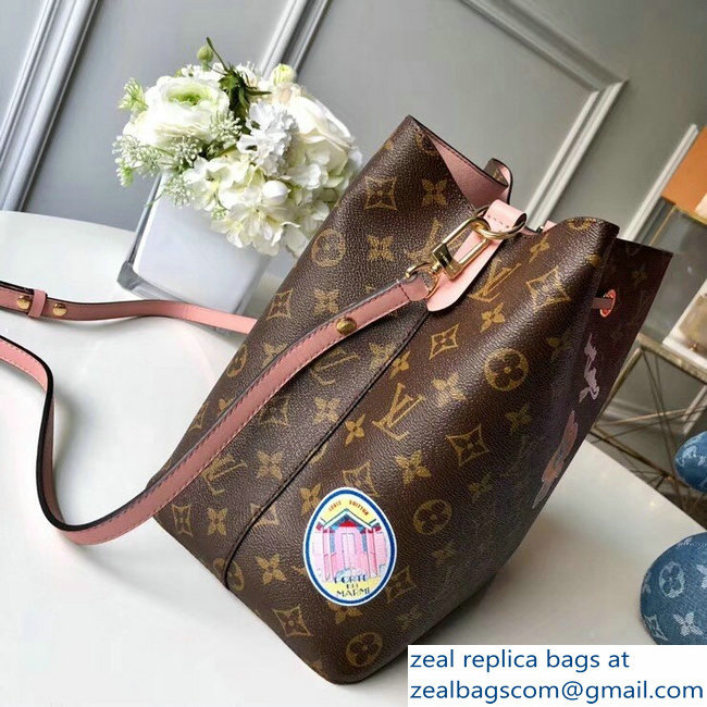 Louis Vuitton Monogram Canvas Neonoe My LV World Tour Bag Rose Poudre 2018 - Click Image to Close