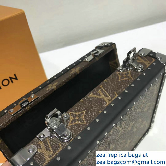 Louis Vuitton Monogram Canvas Trunk Box Petite Malle Shoulder Bag 2018