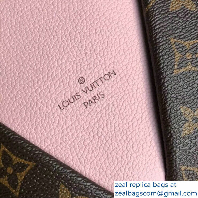 Louis Vuitton Monogram Canvas V Tote BB Bag M43967 Rose Poudre 2018 - Click Image to Close