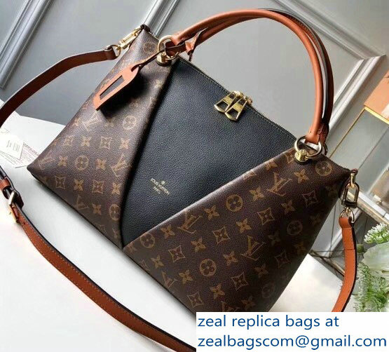 Louis Vuitton Monogram Canvas V Tote MM Bag M43948 Noir 2018