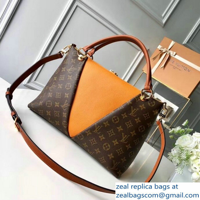 Louis Vuitton Monogram Canvas V Tote MM Bag M43951 Safran 2018