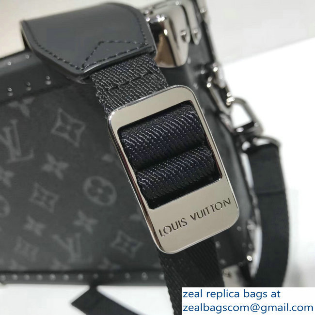 Louis Vuitton Monogram Eclipse Canvas Trunk Box Petite Malle Shoulder Bag 2018 - Click Image to Close