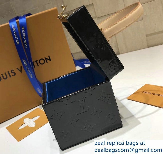 Louis Vuitton Monogram Vernis Bleecker Box Bag M52464 Black 2018 - Click Image to Close
