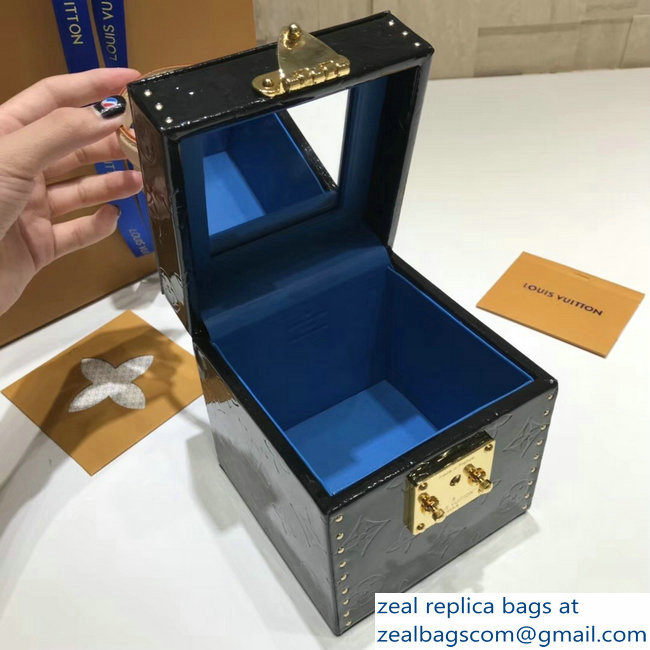 Louis Vuitton Monogram Vernis Bleecker Box Bag M52464 Black 2018