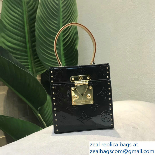 Louis Vuitton Monogram Vernis Bleecker Box Bag M52464 Black 2018 - Click Image to Close