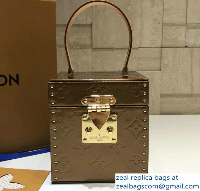 Louis Vuitton Monogram Vernis Bleecker Box Bag M52464 Brown 2018