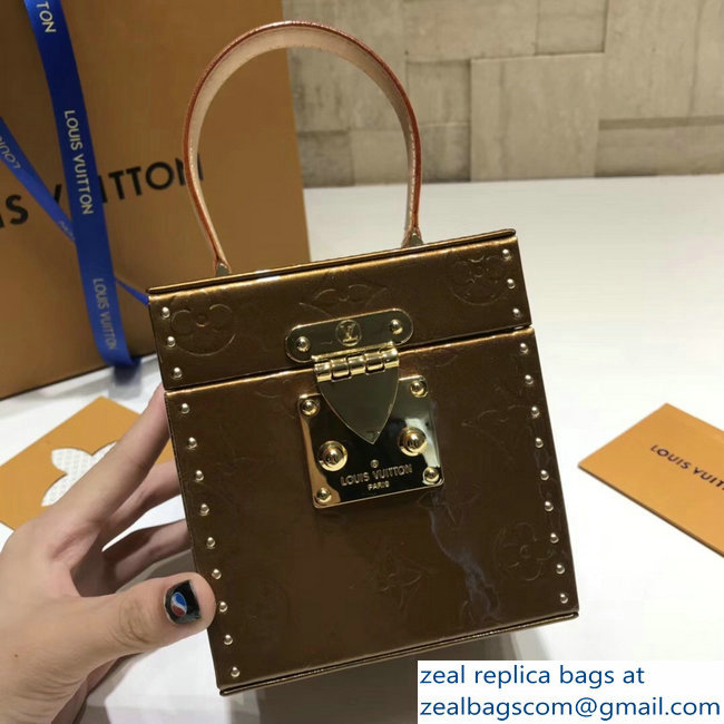 Louis Vuitton Monogram Vernis Bleecker Box Bag M52464 Brown 2018 - Click Image to Close