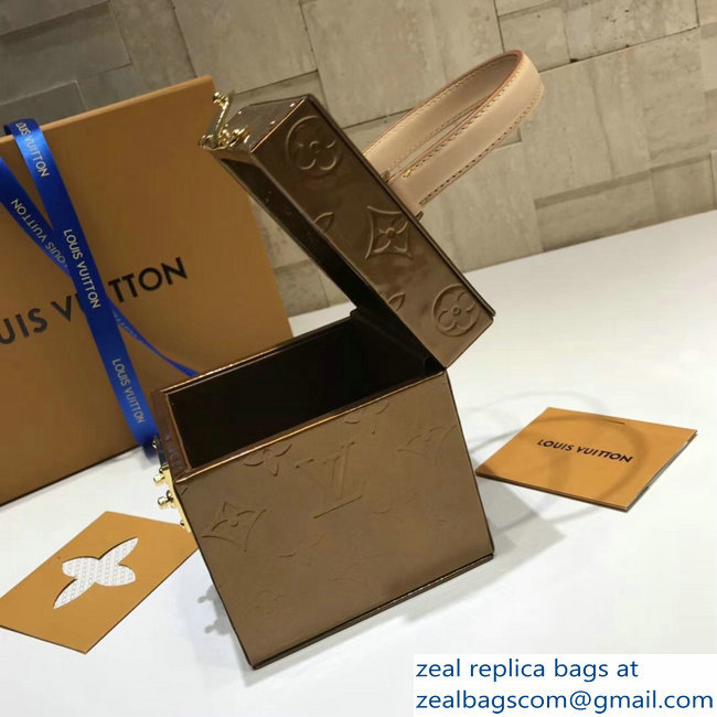 Louis Vuitton Monogram Vernis Bleecker Box Bag M52464 Brown 2018