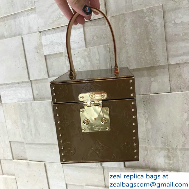 Louis Vuitton Monogram Vernis Bleecker Box Bag M52464 Brown 2018 - Click Image to Close