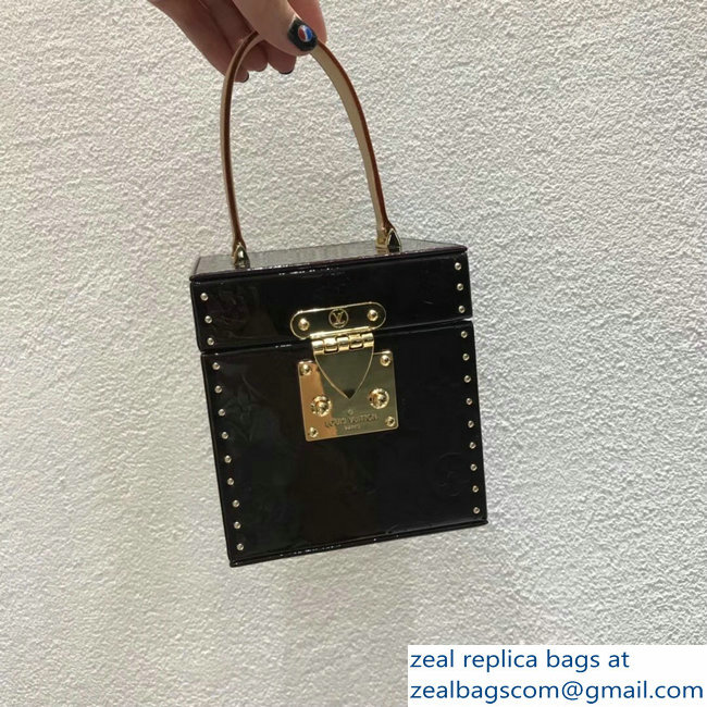 Louis Vuitton Monogram Vernis Bleecker Box Bag M52464 Burgundy 2018 - Click Image to Close