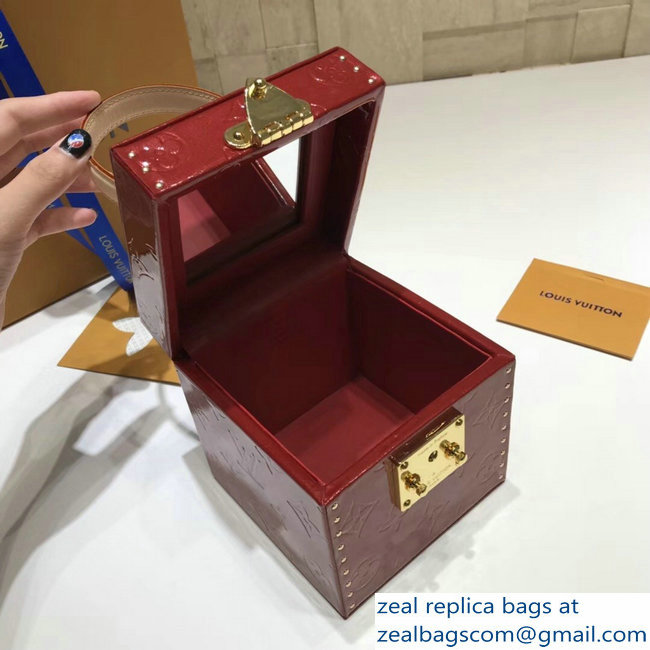 Louis Vuitton Monogram Vernis Bleecker Box Bag M52464 Red 2018 - Click Image to Close