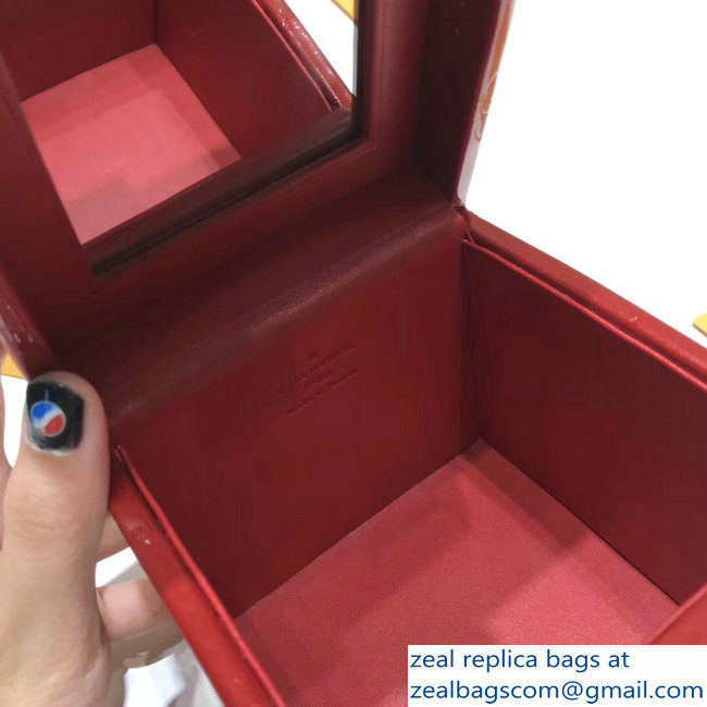 Louis Vuitton Monogram Vernis Bleecker Box Bag M52464 Red 2018 - Click Image to Close
