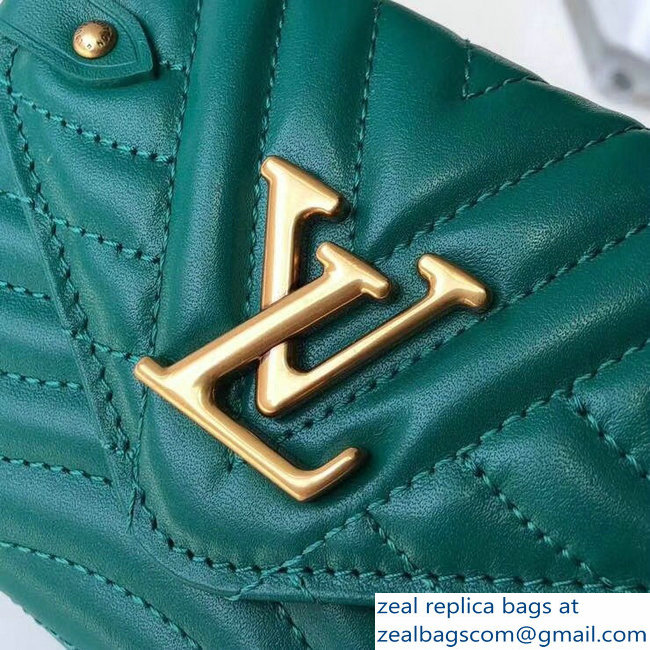 Louis Vuitton New Wave Compact Wallet Green 2018