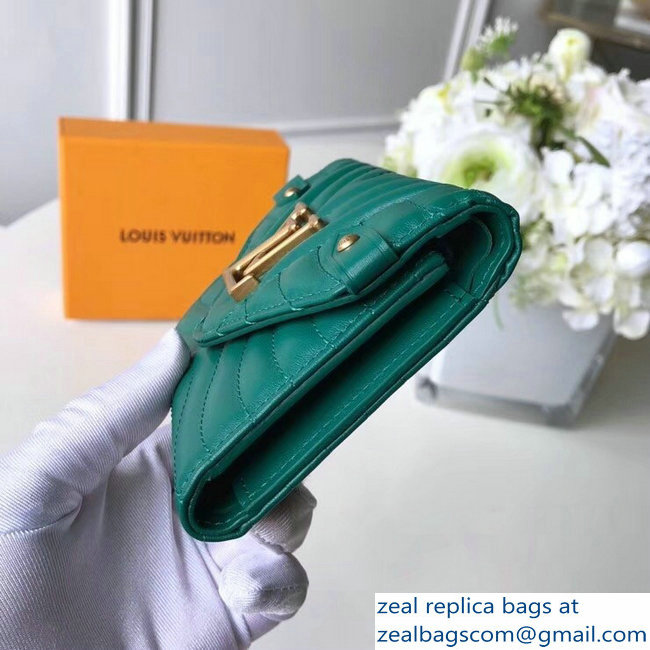 Louis Vuitton New Wave Compact Wallet Green 2018