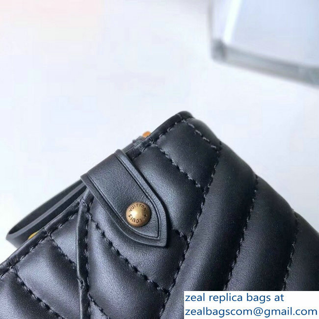 Louis Vuitton New Wave Compact Wallet M63427 Black 2018 - Click Image to Close